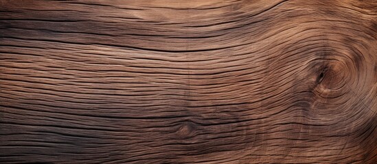 Fototapeta premium An aged natural pattern on a dark wood texture creates an intriguing background surface for creative designs Ideal as a copy space image