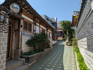 Obraz premium Historic Korean street