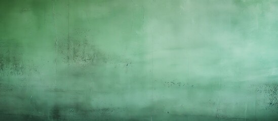 Image of a green textured background with concrete walls perfect for copy space
