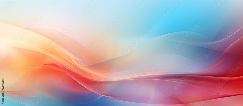 Poster a contemporary and vibrant template with a blurred abstract background that provides room for an ima