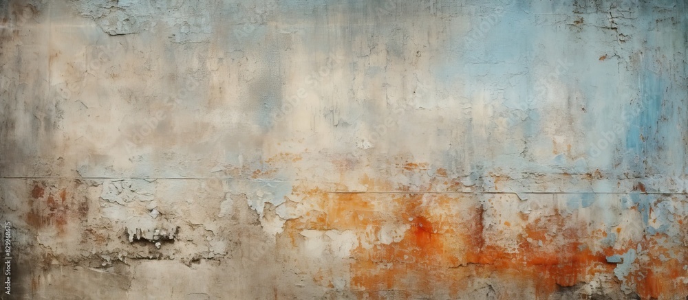 Aufkleber grunge backdrop with a rough textured wall surface and shabby paint offers a design oriented copy sp