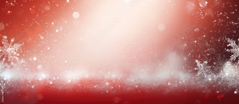 Poster a christmas and new year theme is depicted in an abstract image showcasing christmas decorations sno