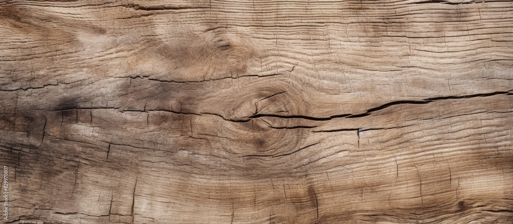 Aufkleber Abstract background with an empty space showcasing a top down perspective of an aged wooden texture structure Perfect for design purposes such as a banner or a copy space image