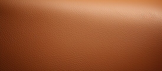Close up view of a light brown leather surface with an ample copy space image