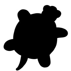 Discover the serenity of the sea with our petite turtle silhouette artwork. Each piece embodies the tranquil essence of a small turtle in a minimalist style. Perfect for adding a touch of coastal calm