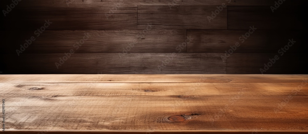 Aufkleber a background image showcasing a wooden table with ample copy space