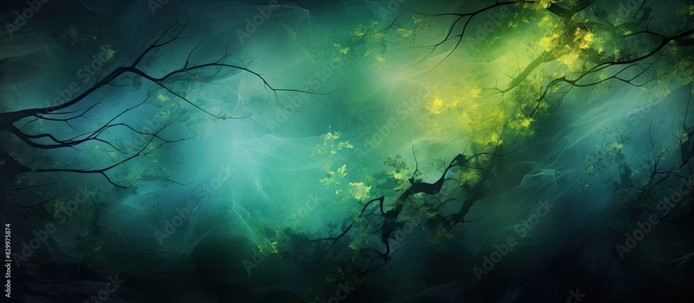 Poster The nature inspired abstract and background present in the copy space image