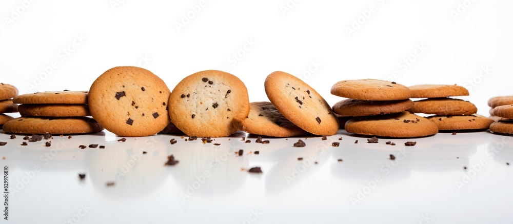 Poster a copy space image of cookies against a white background