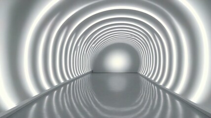 light tunnel in the tunnel