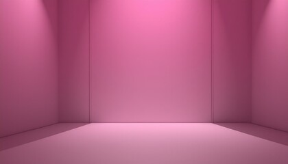 Tranquil Pink: Subtle Light and Shadow in an Open Space
