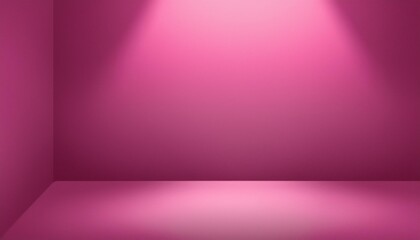 Fototapeta premium Rose-Tinted Glow: Creative Light and Shadow on Pink Walls