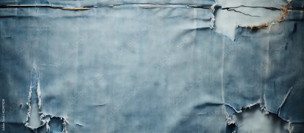 Aufkleber A copy space image featuring a textured appearance of torn jeans with room for text