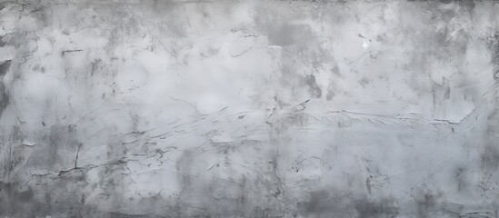 A gray decorative plaster or concrete texture creates an abstract background for design It is an art stylized banner with copy space for text