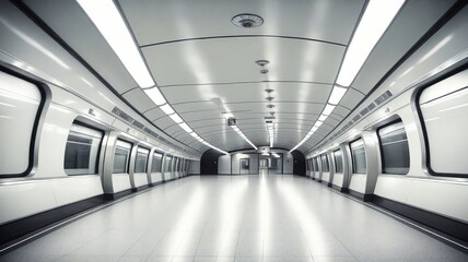 Naklejka premium subway station