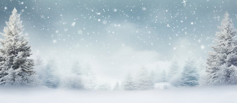 Copy space image of a Christmas holiday greeting card template