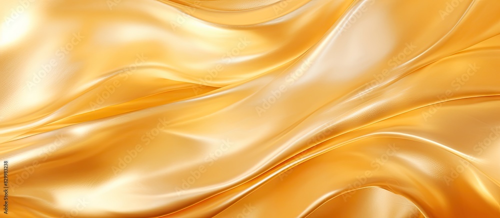 Poster A golden background with a textured surface resembling shiny foil paper providing ample space for copy or images