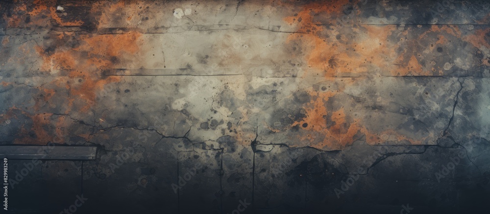 Poster the grunge floor showcases an abstract form and texture perfect for a copy space image