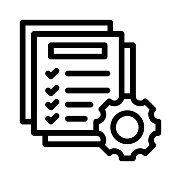 specification line icon