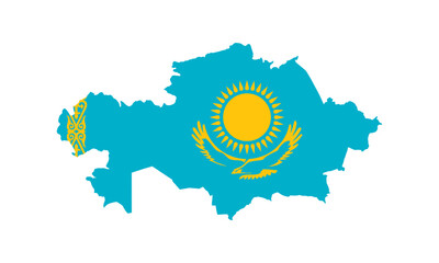 Map of Kazakhstan
