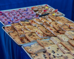 Spring farmers market, Denver Colorado USA