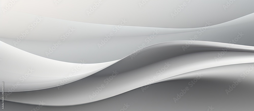 Aufkleber Abstract gradient background in shades of white and gray featuring an empty screen and copy space for adding text