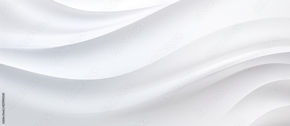 Poster a copy space image of a white paper placed on a white background