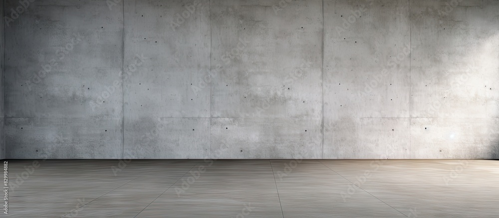 Poster copy space image with a display of cement wall and floor