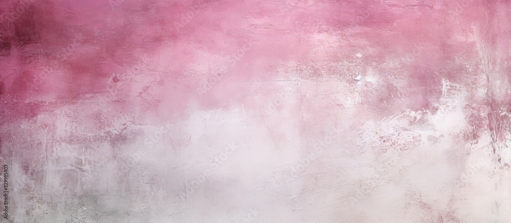 Poster A grunge textured background featuring a two tone paint job in shades of pink and white gray leaving room for text or images. with copy space image. Place for adding text or design