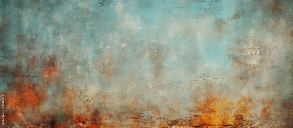Poster grunge backdrop with a rough textured wall surface and shabby paint offers a design oriented copy sp