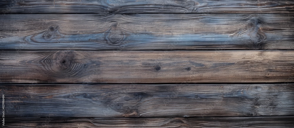 Aufkleber Abstract background with an empty space showcasing a top down perspective of an aged wooden texture structure Perfect for design purposes such as a banner or a copy space image