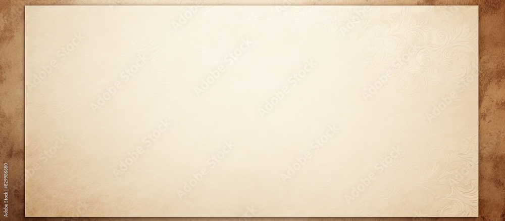 Poster graphic design on a textured paper sheet with copy space image