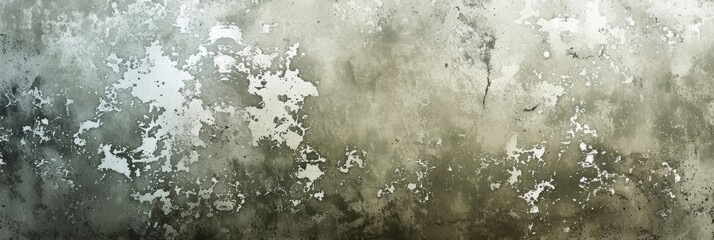 Concrete wall with exaggerated white and gray stains