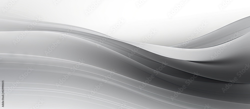 Poster Abstract gradient background in shades of white and gray featuring an empty screen and copy space for adding text