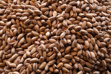 Fresh pistachios sold in the market