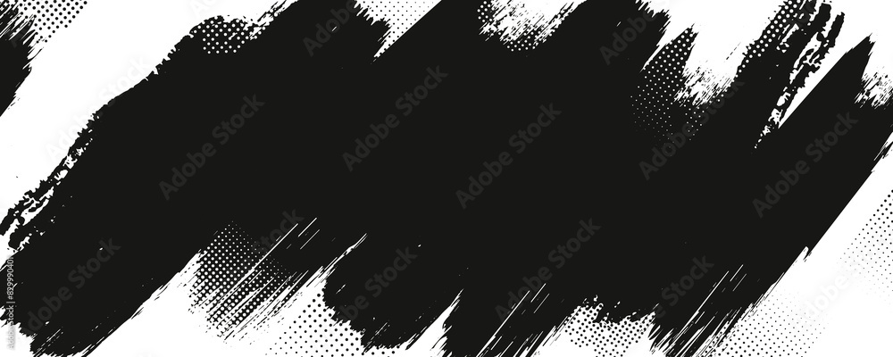 Poster background for text. isolated grunge traces banners set. black paint. abstract splatter grunge with 