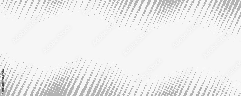 Aufkleber dotted halftone waves. abstract liquid shapes, wave effect dotted gradient texture waves isolated sy