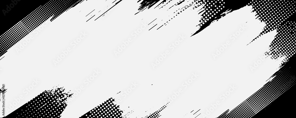 Poster abstract splatter grunge with halftone effect. abstract grunge texture with halftone background. bla