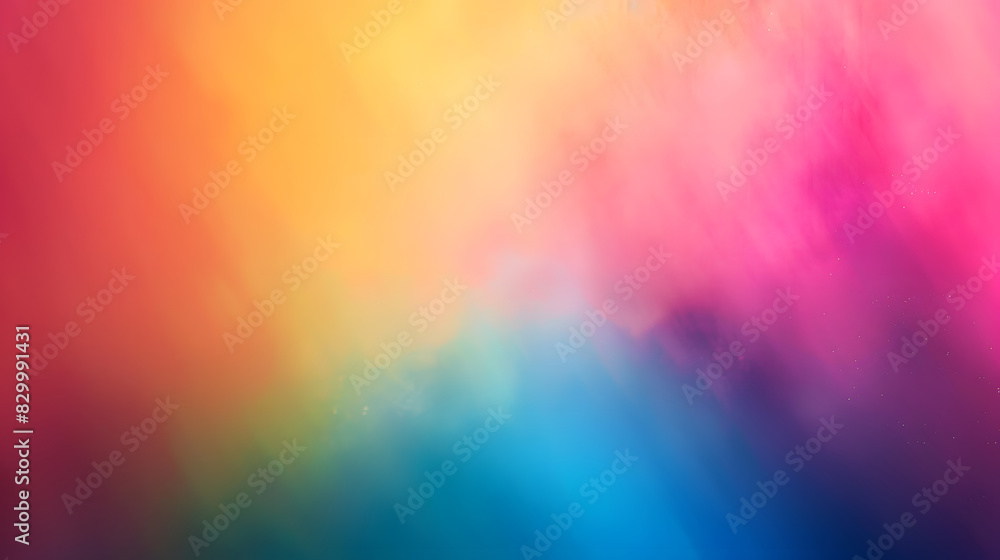 Poster rainbow gradient mesh blurred background. generative ai.