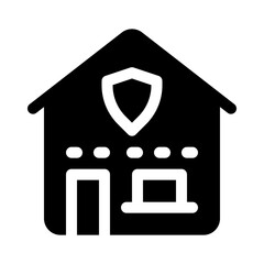 insurance glyph icon