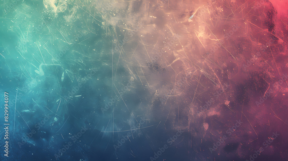 Poster retro gradient background with grain texture. generative ai.