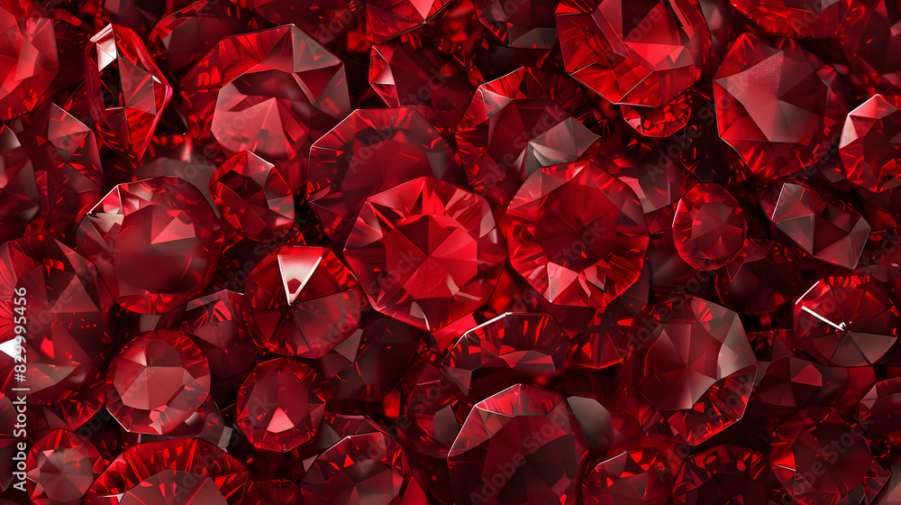 Poster seamless red ruby background. generative ai.