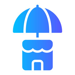 insurance gradient icon