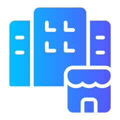 headquarters gradient icon