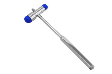 Reflex hammer functions to determine reflexes in the nervous system and detect nerve damage in the body, knee, reflex, tendon reflex, nerves, sensitive