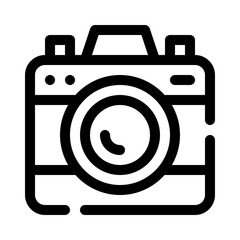camera line icon
