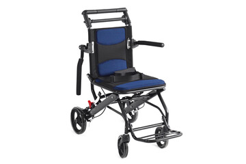 transit wheelchair on white background