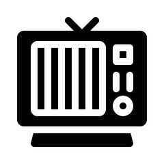 television glyph icon