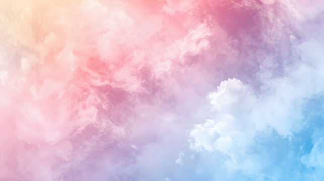 Soft pastel blended creative gradient background. Generative AI.