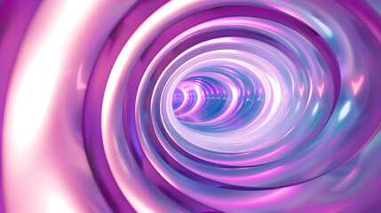 Fototapeta premium Spiral tunnel gradient. Generative AI.