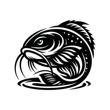 recommend clip art: Catfish logo design inspirations